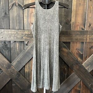 Athleta Santorini Thera Print Dress S Mojave Laurel Olive Sleeveless Knit Modal